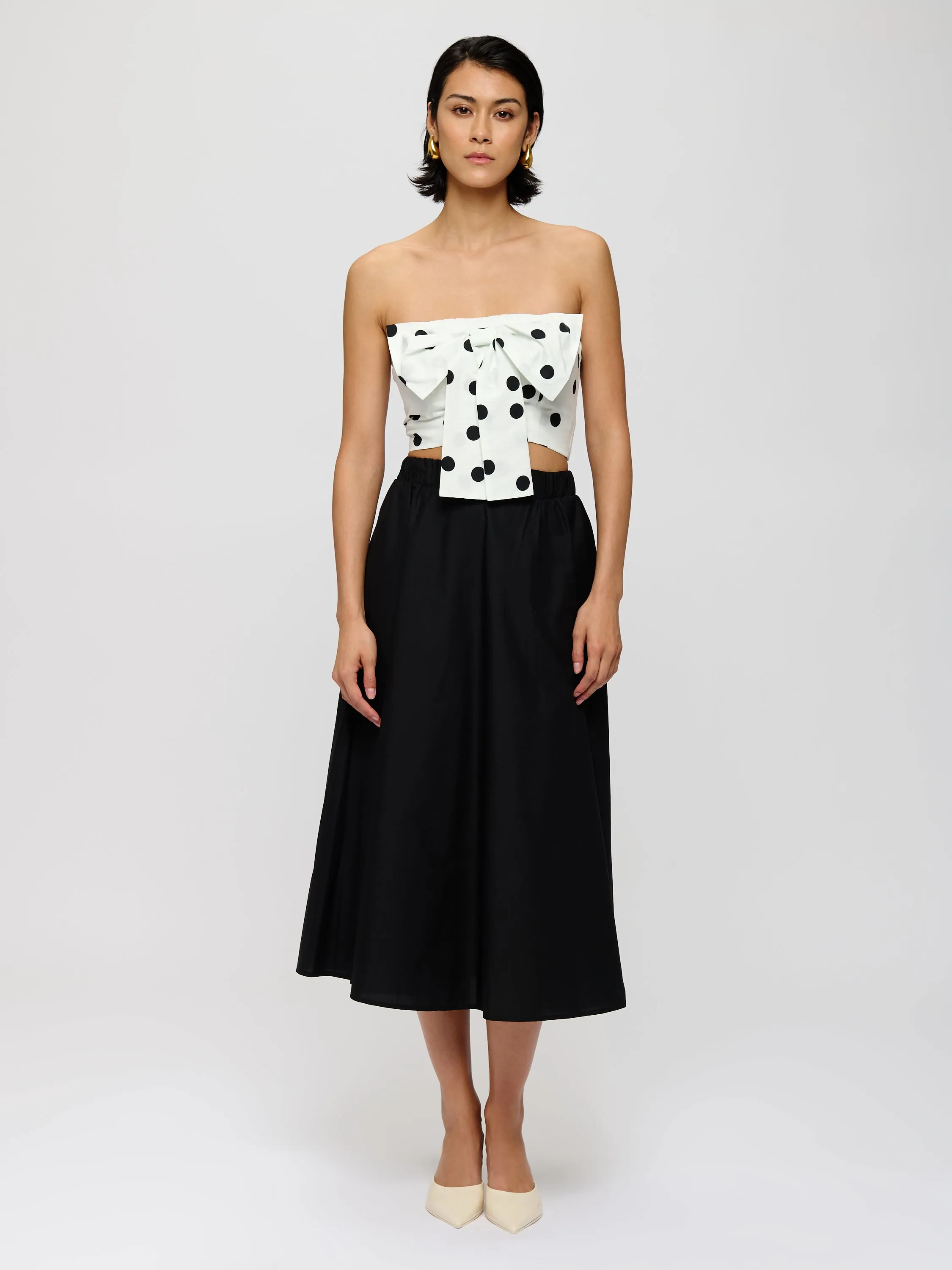 A-line Cotton Skirt