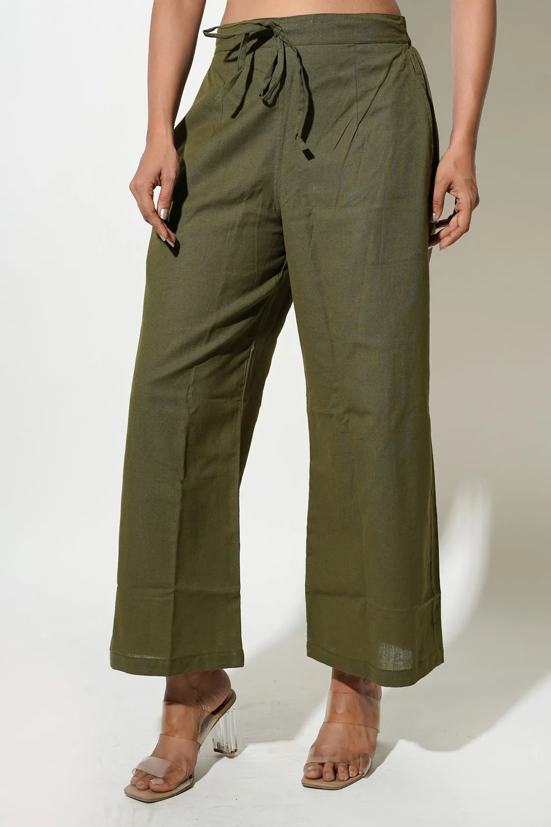 Army Green Women's Trousers