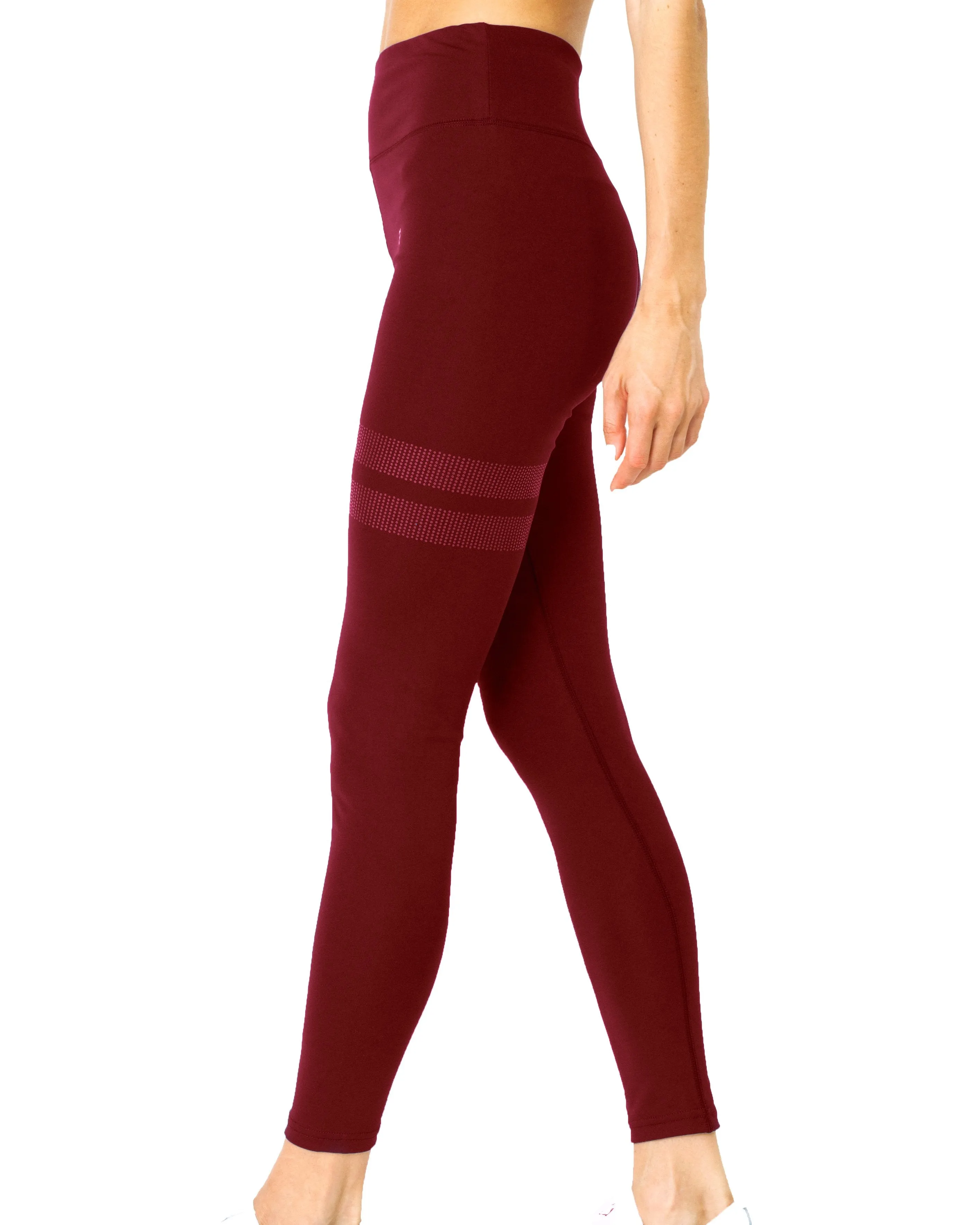 Ashton Set - Sports Bra & Leggings - Maroon