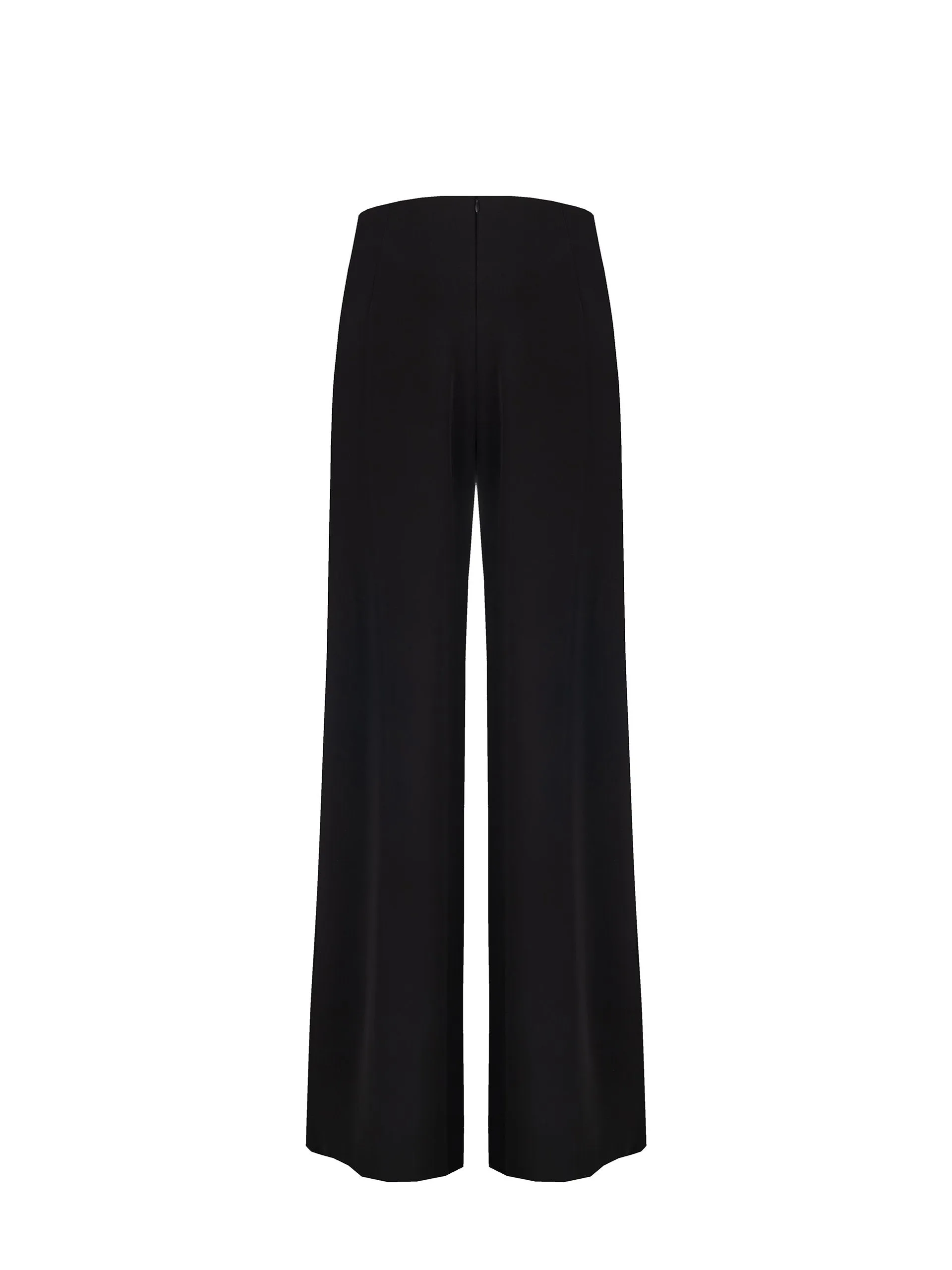 Asymmetrical Wide Leg Trousers