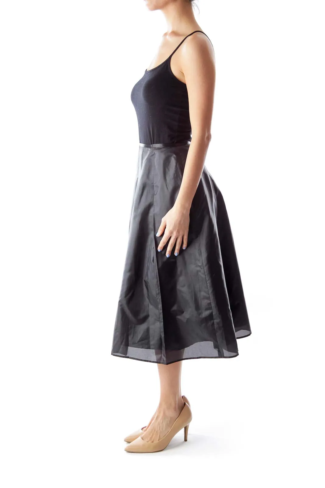 Black A Line Skirt