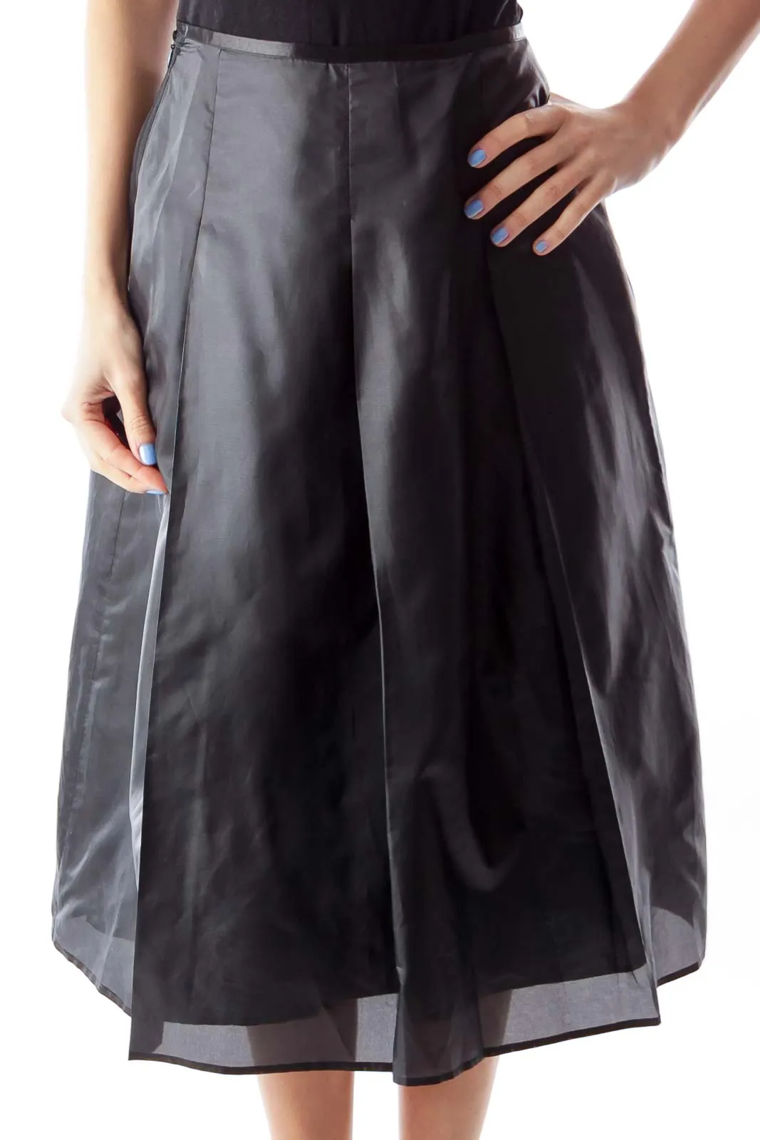 Black A Line Skirt