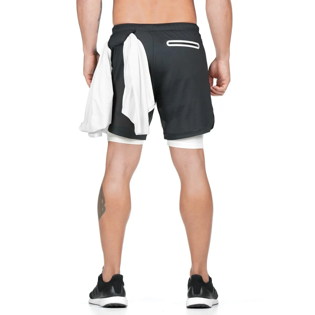 Camo Running Shorts Men Gym Sports Shorts