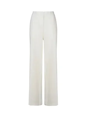 Cream Palazzo Trousers with Pockets