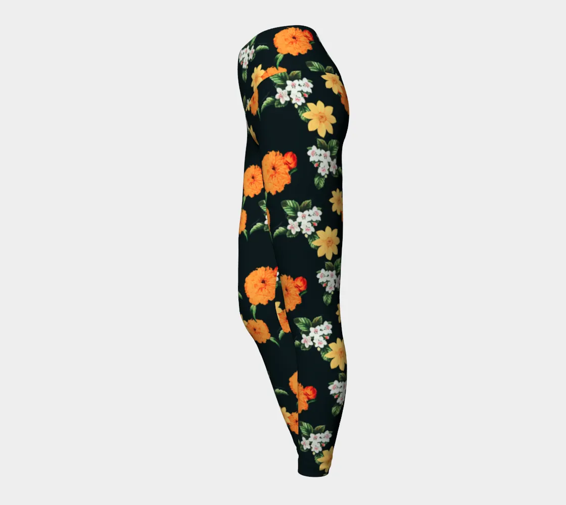 Floral Abyss Yoga Leggings