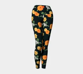 Floral Abyss Yoga Leggings