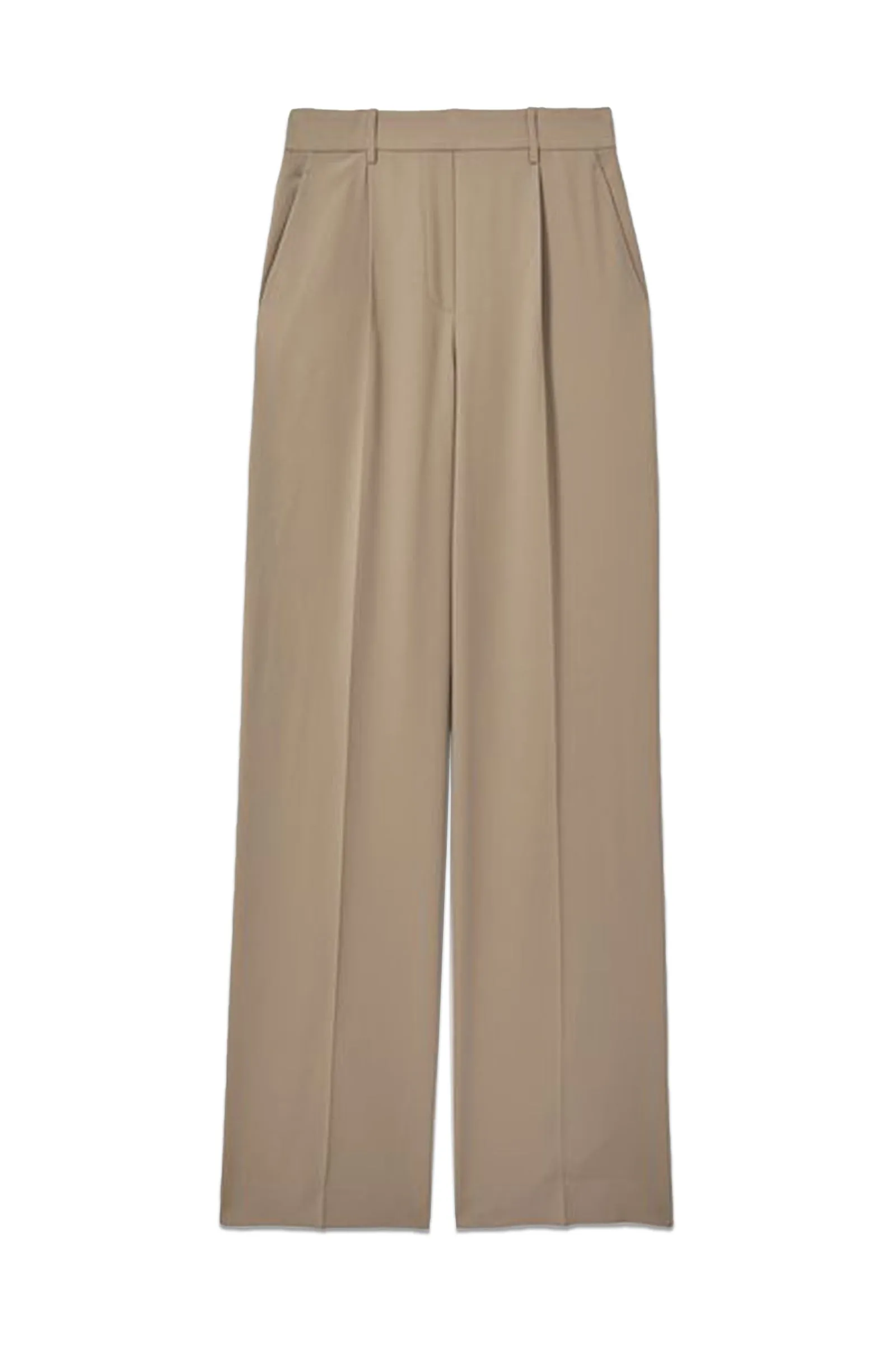 Half-Elasticated Wide Leg Trousers