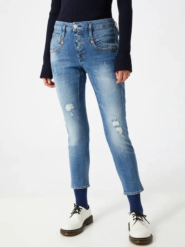 HERRLICHER SHYRA CROPPED DENIM DESTROYED 714