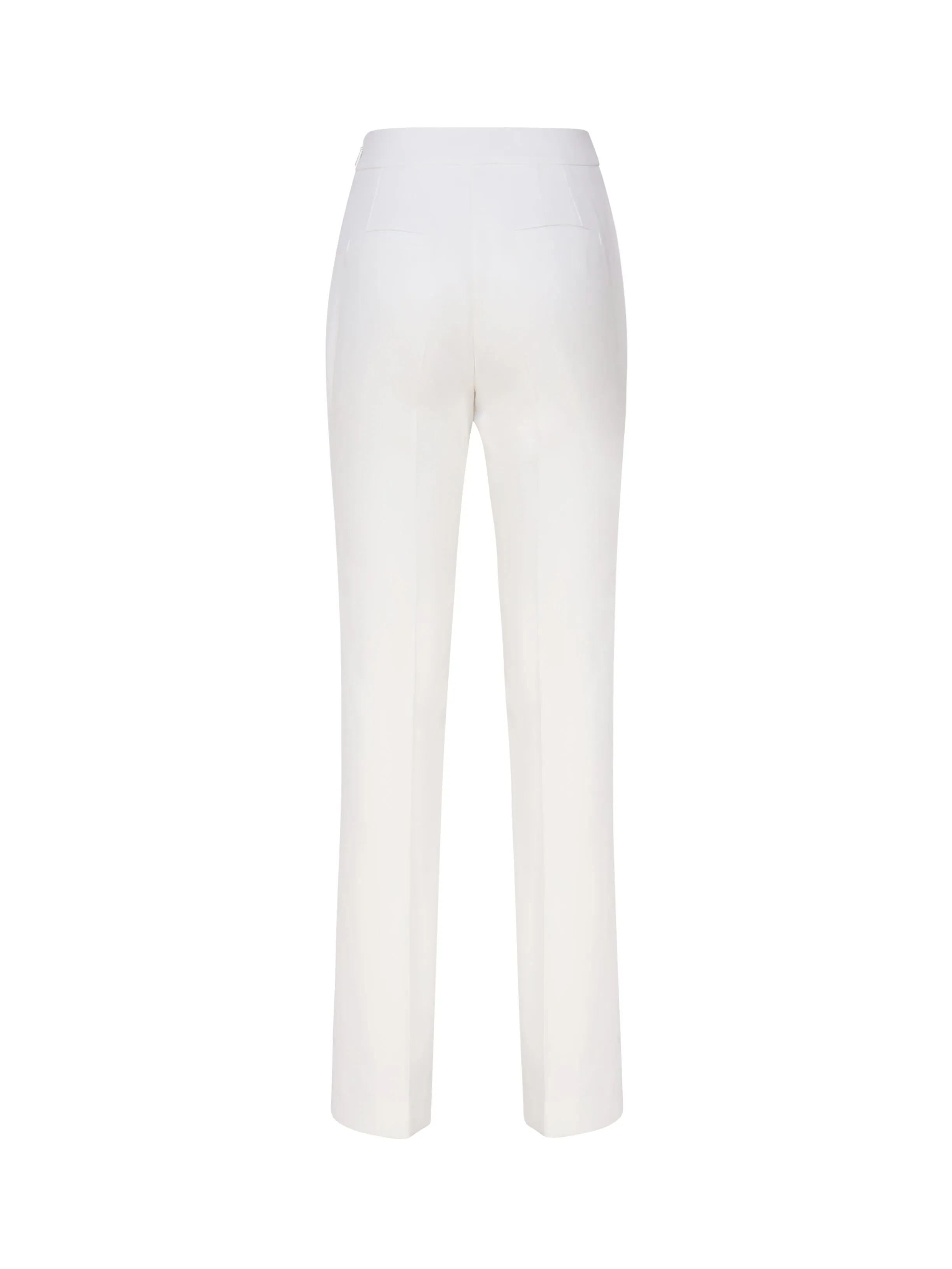 High Waist Palazzo Trousers in White