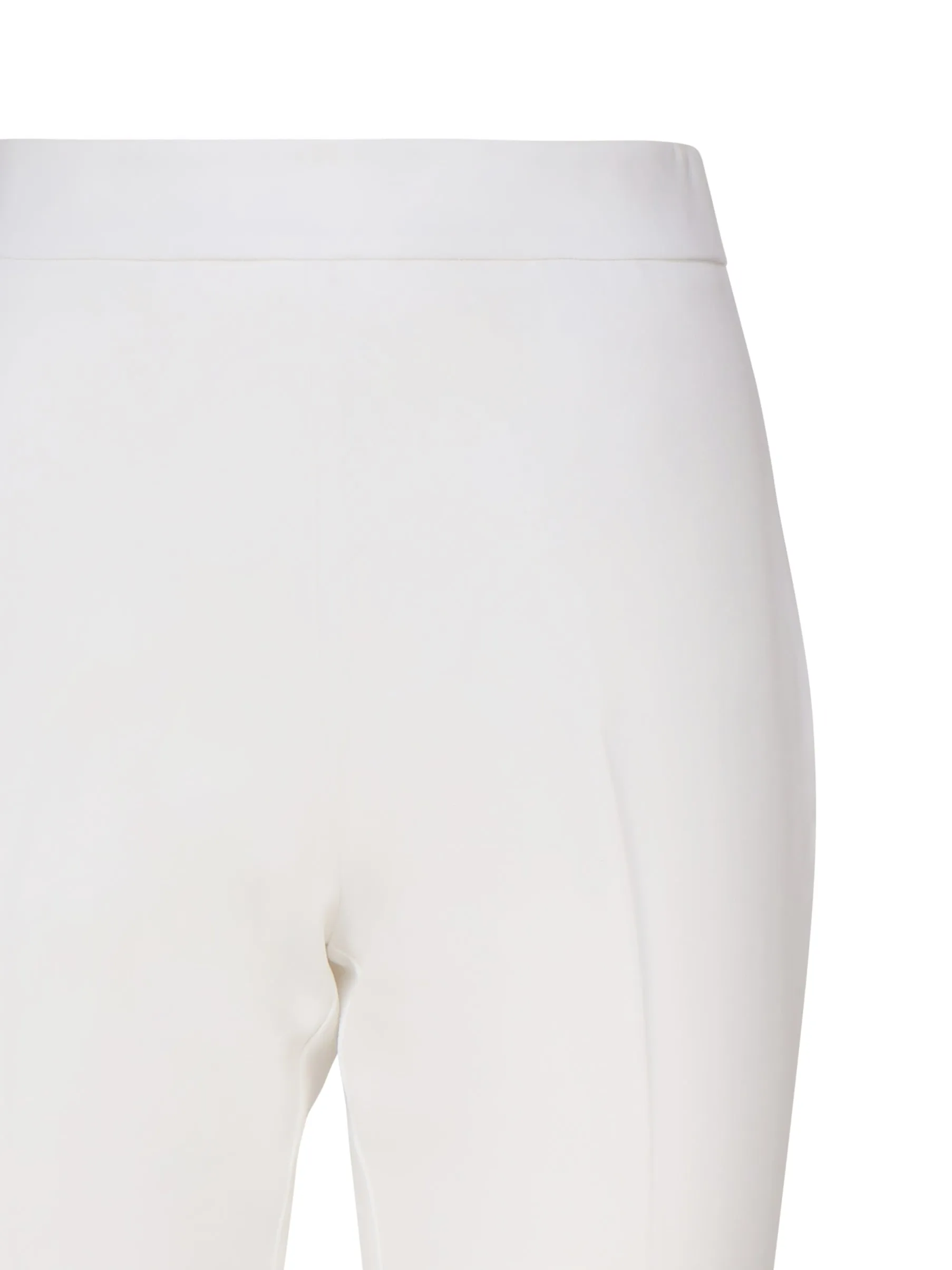 High Waist Palazzo Trousers in White