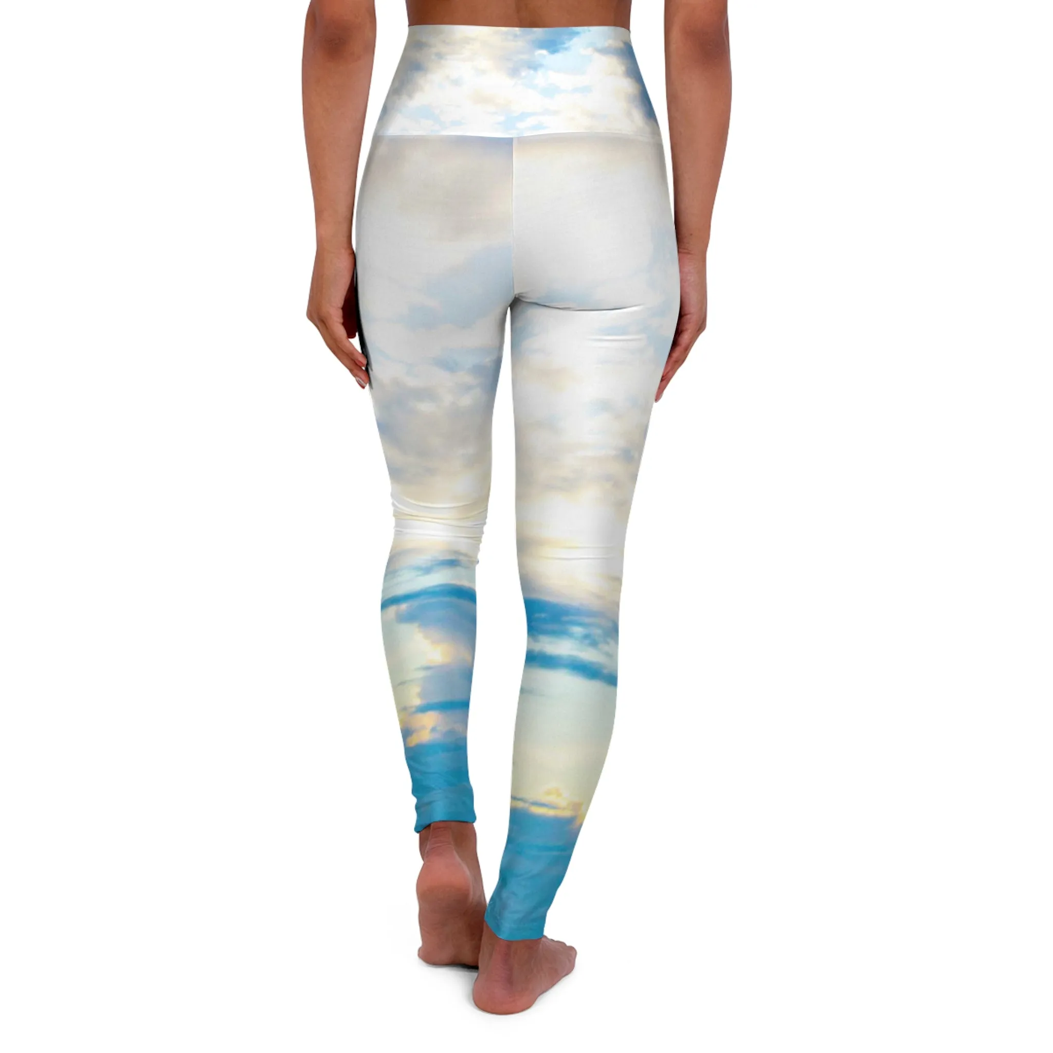 High Waisted Yoga Leggings| Skinny Fit Yoga Leggings| AOP