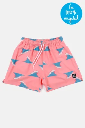 KIDS Peaks Beach Boardies Pink (100% recycled)