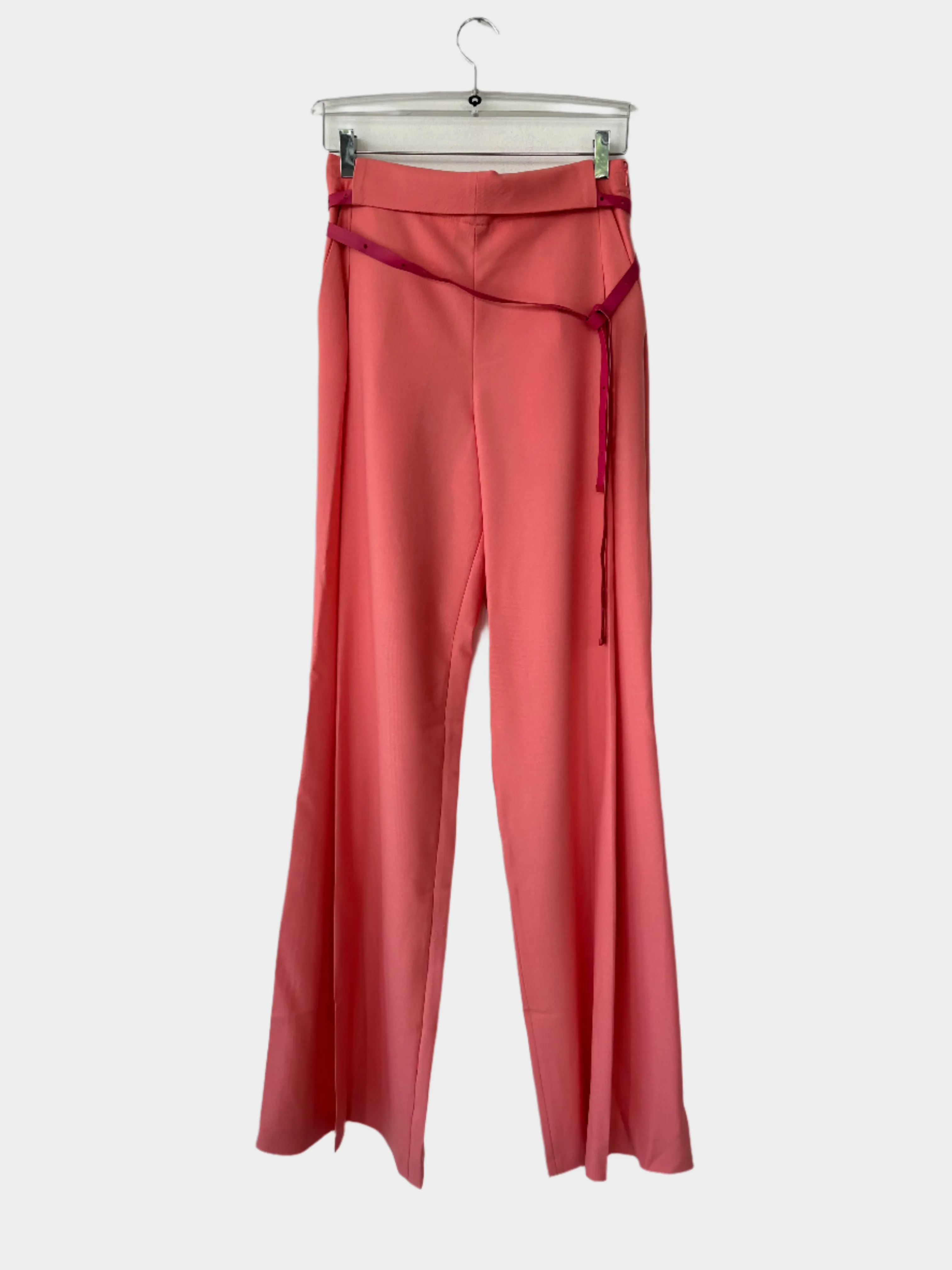 Laces High Palazzo Trousers