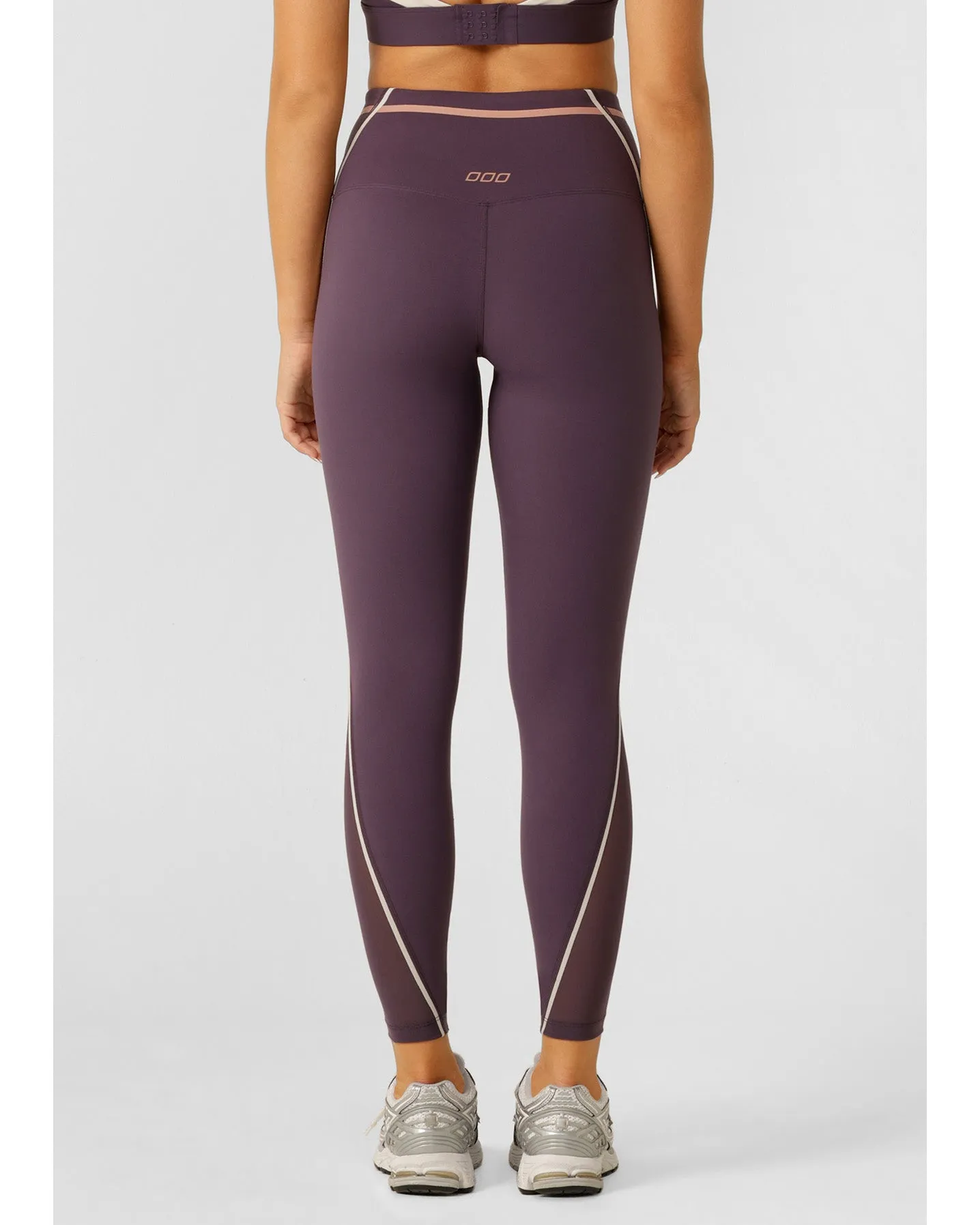 Lorna Jane Podium Ankle Biter Leggings - Midnight Plum