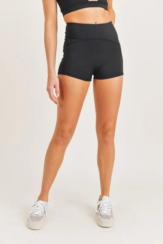 Mariah Recycled Running Spandex Short Shorts