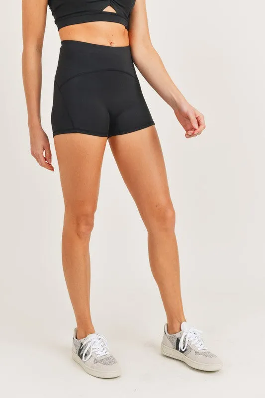 Mariah Recycled Running Spandex Short Shorts