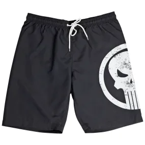 Marvel Comics The Punisher Skull Symbol Board Shorts