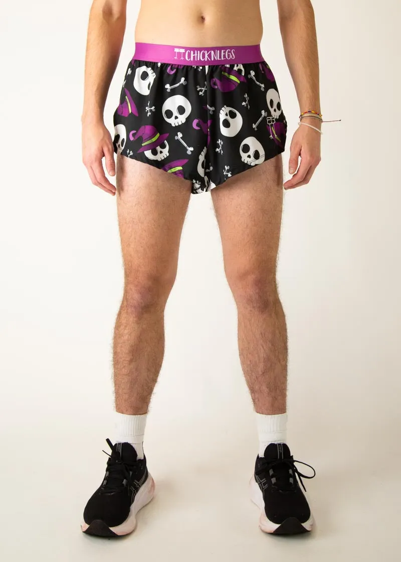 Men's Skulls 2" Split Shorts