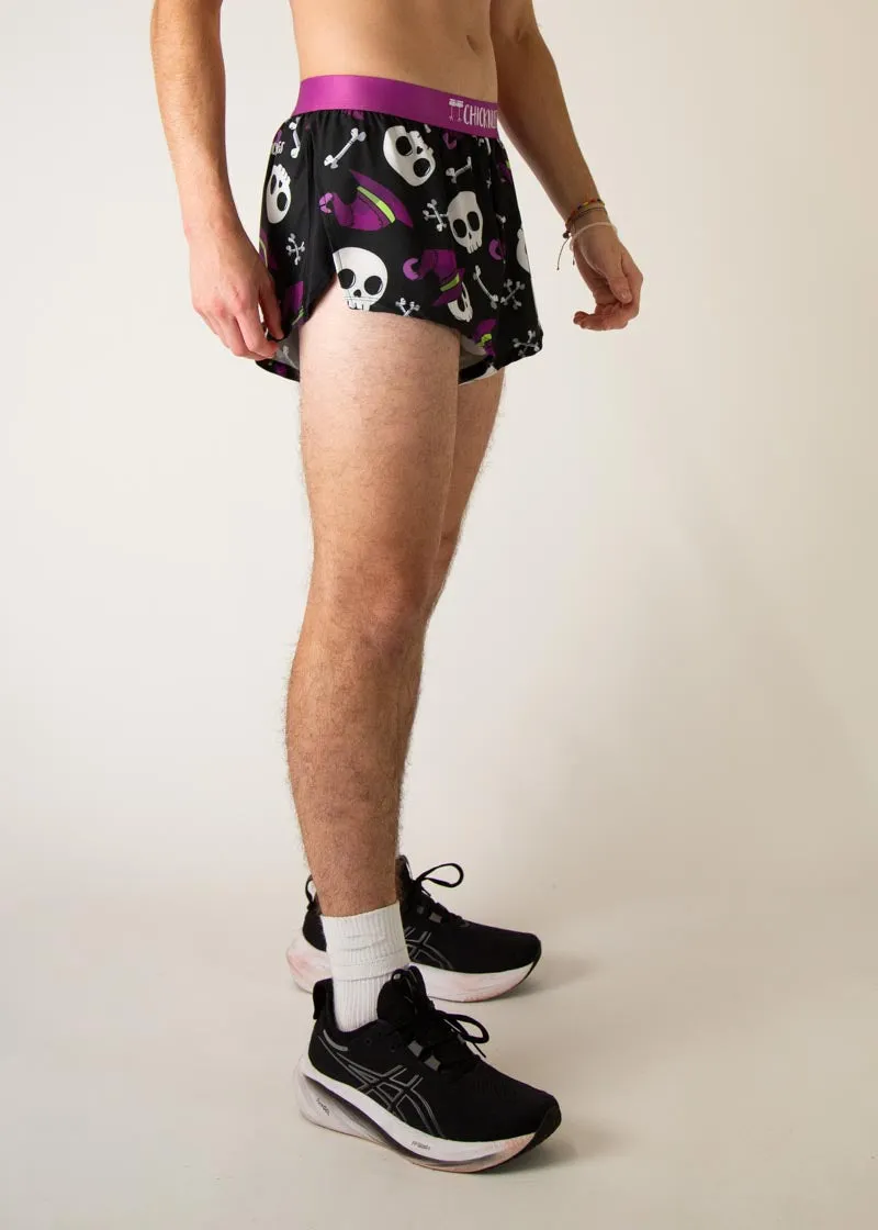 Men's Skulls 2" Split Shorts