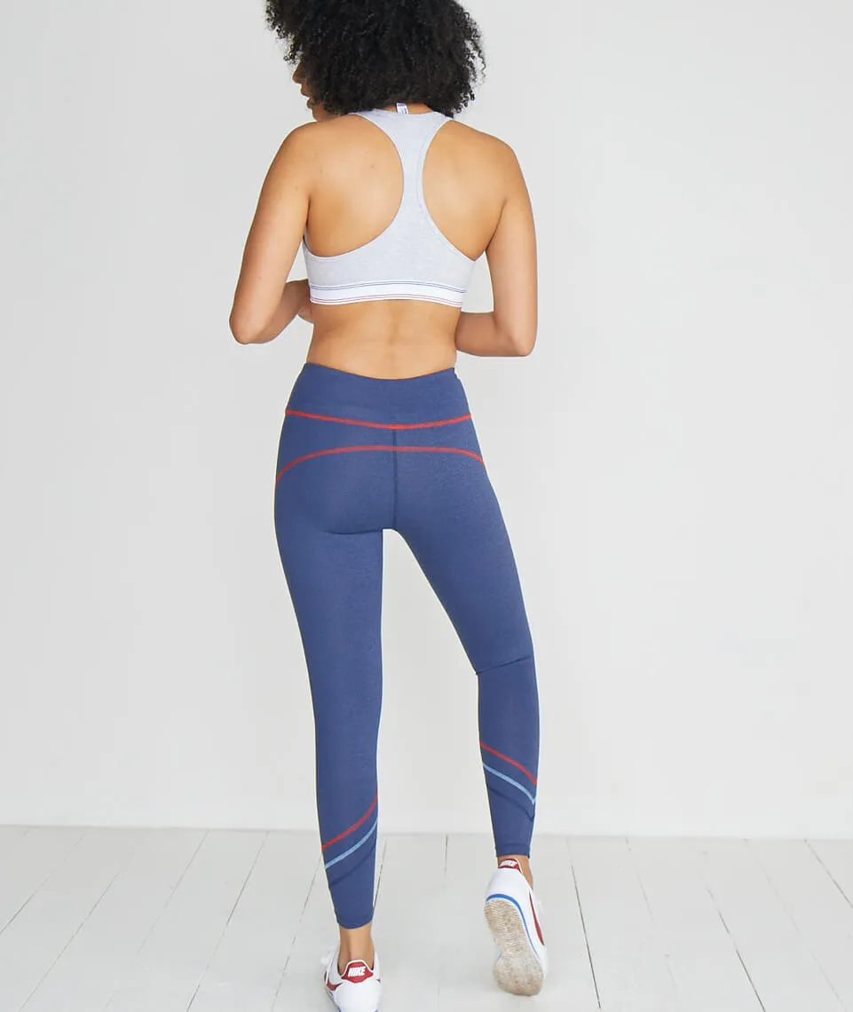 Mia Sport Legging in Navy