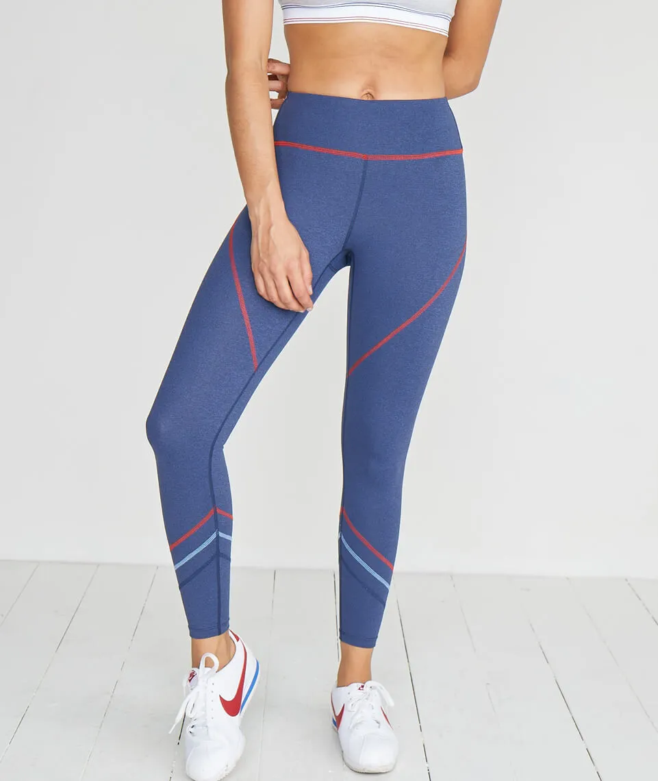 Mia Sport Legging in Navy