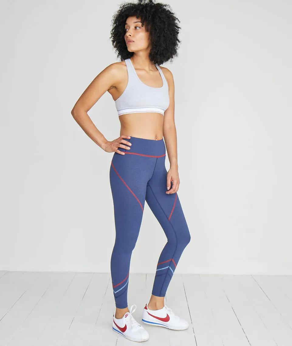 Mia Sport Legging in Navy