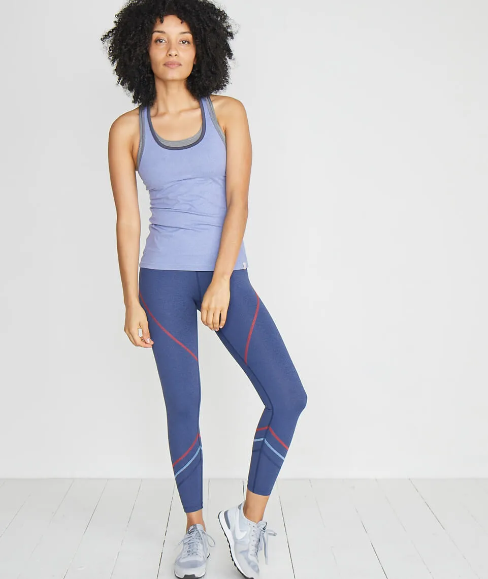 Mia Sport Legging in Navy