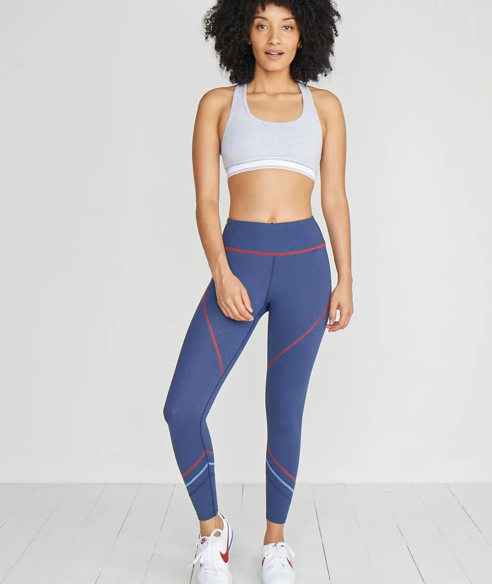 Mia Sport Legging in Navy