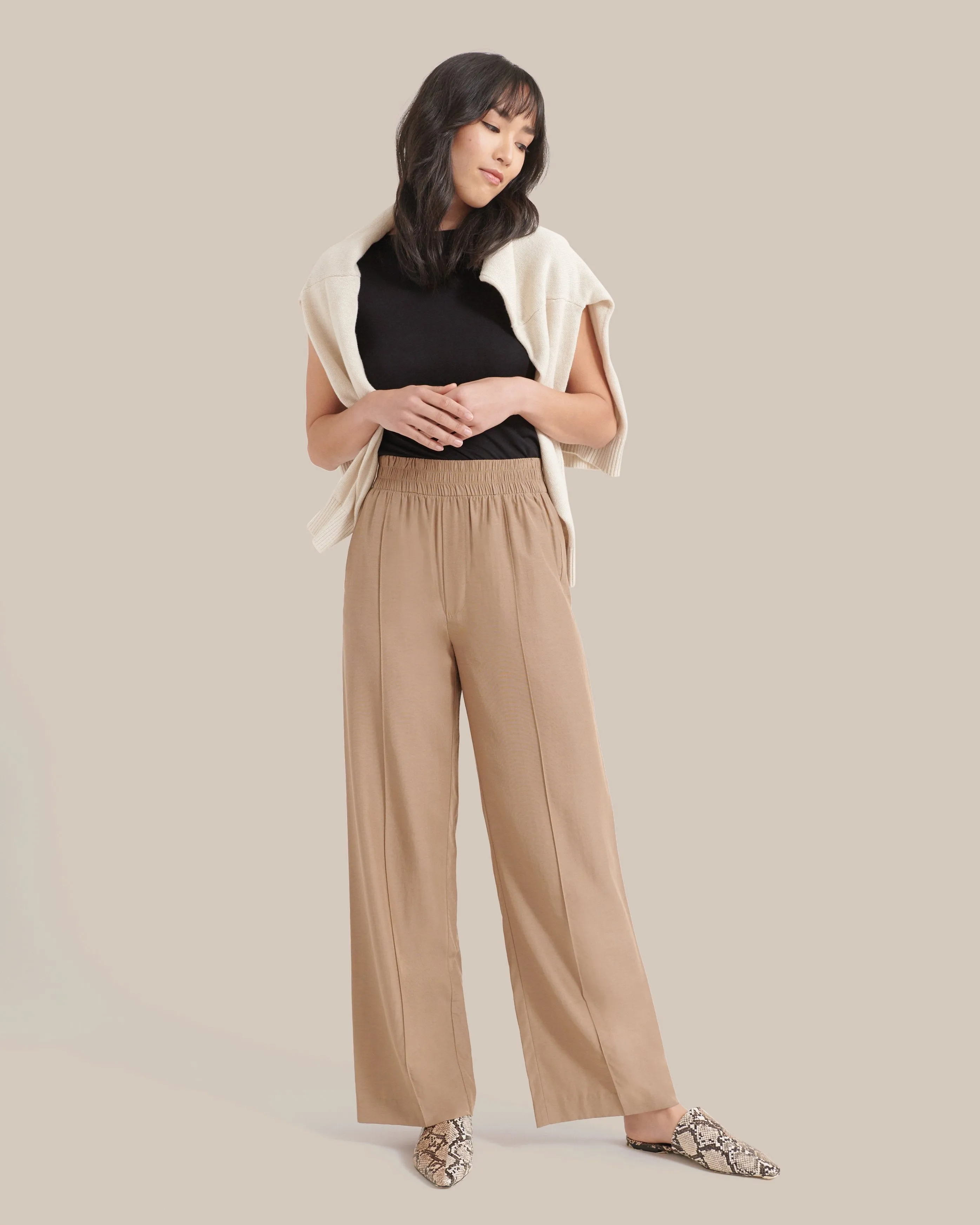 Mona Wide-Leg Trousers