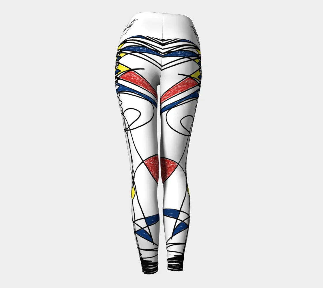 Mondrian yoga leggings