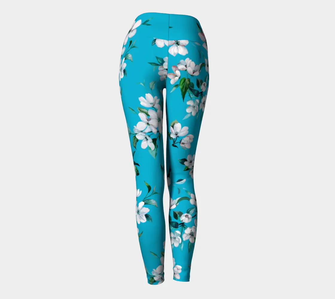 Morning Floral Yoga Leggings