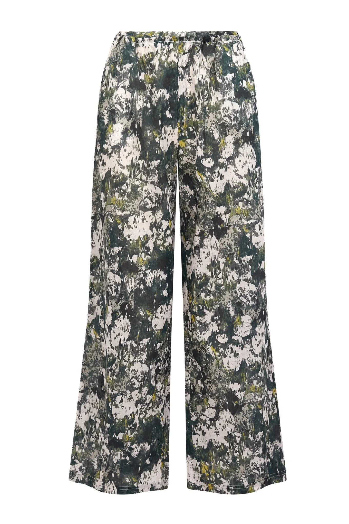 Nari Palazzo Trousers Teal Green