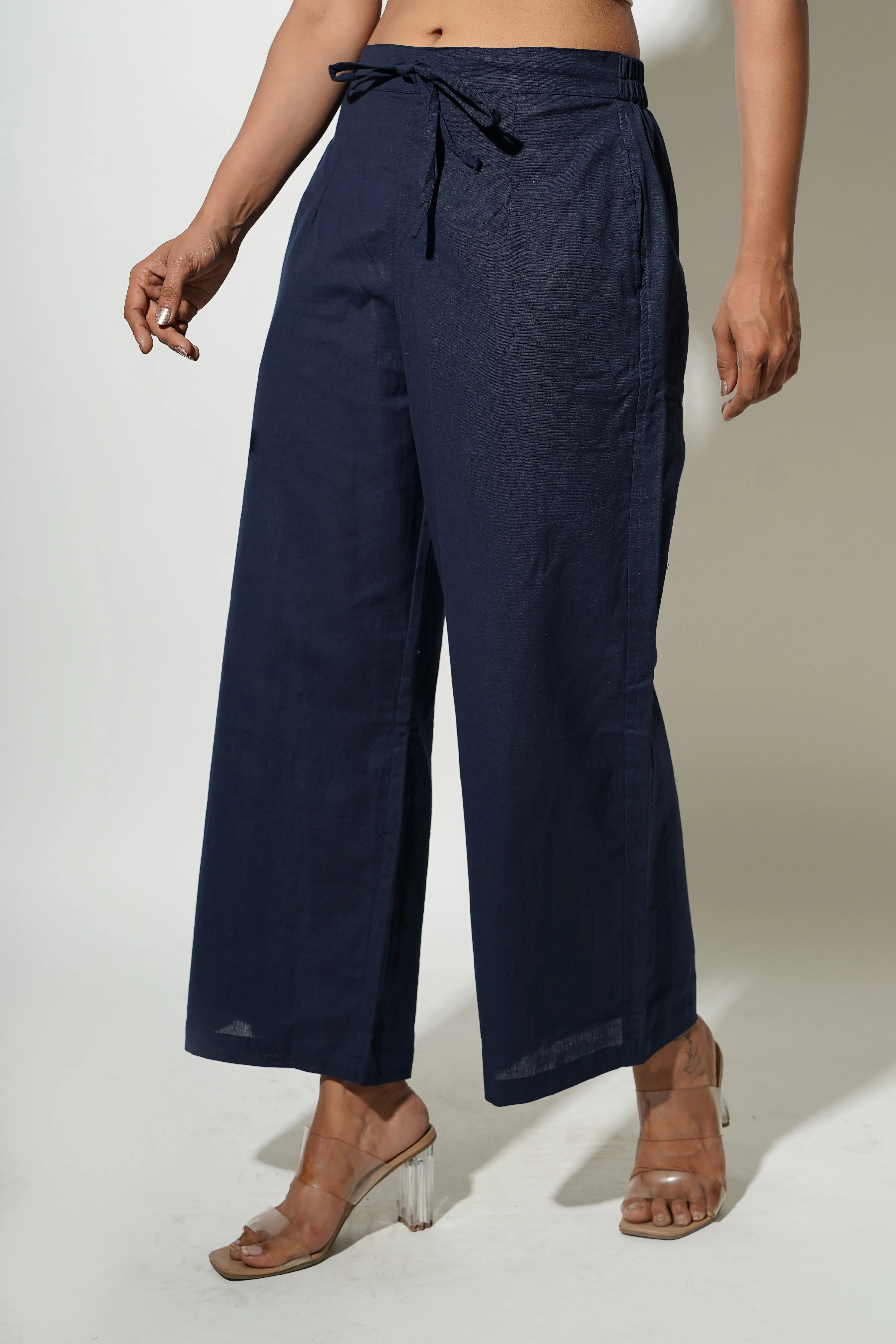 Navy Blue Women's Trousers