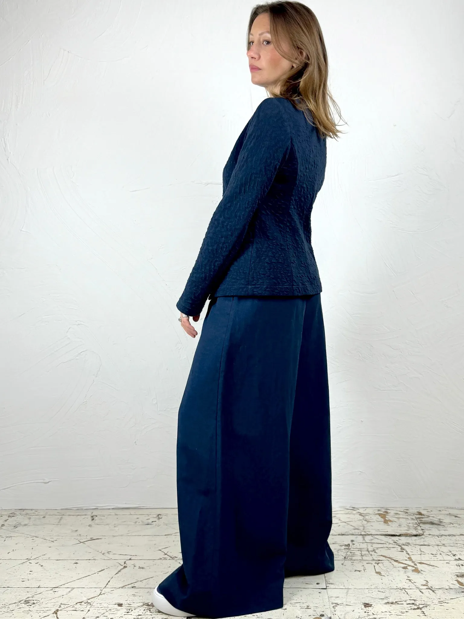 Pleated Palazzo Trousers