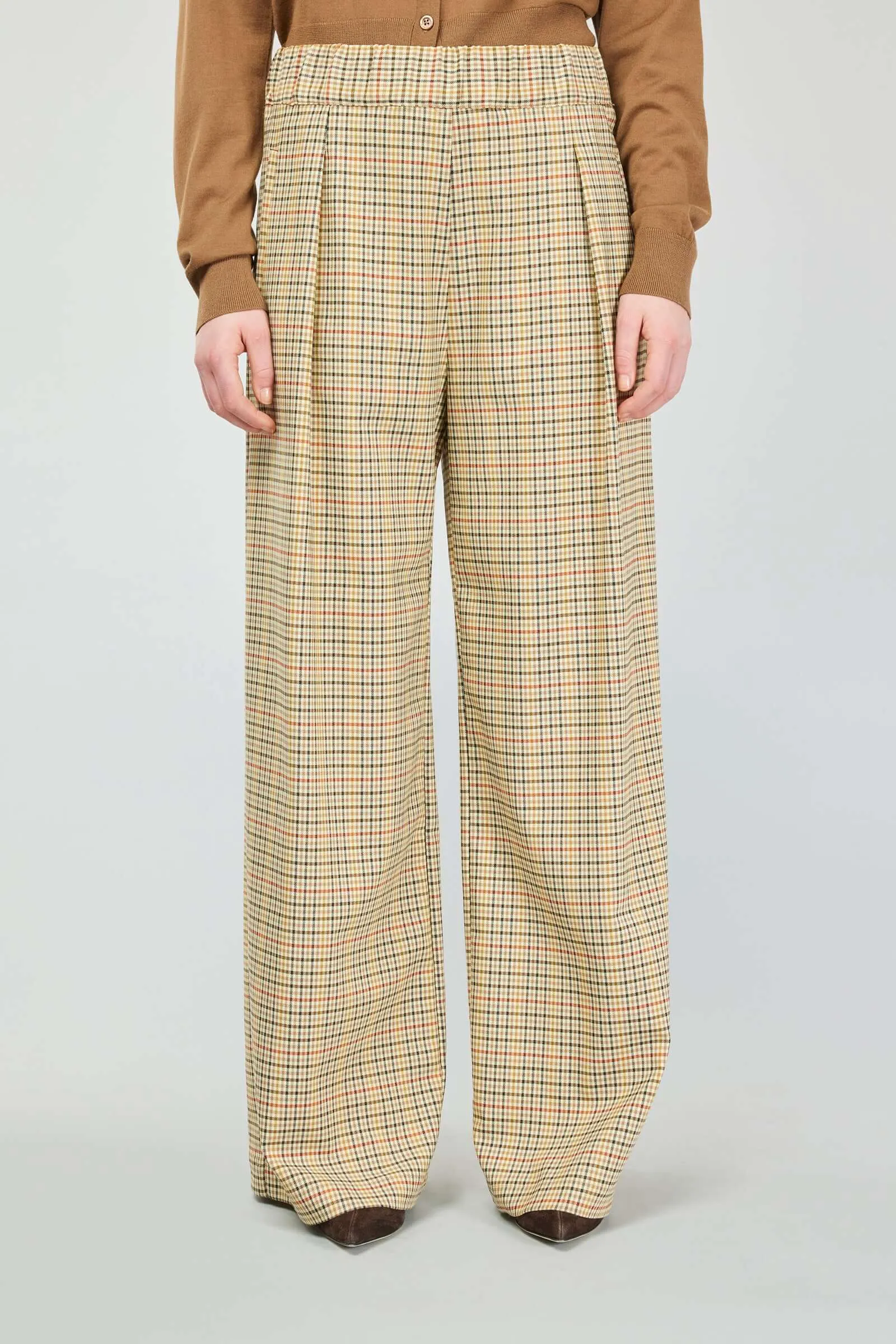 Polyviscose Palazzo Trousers