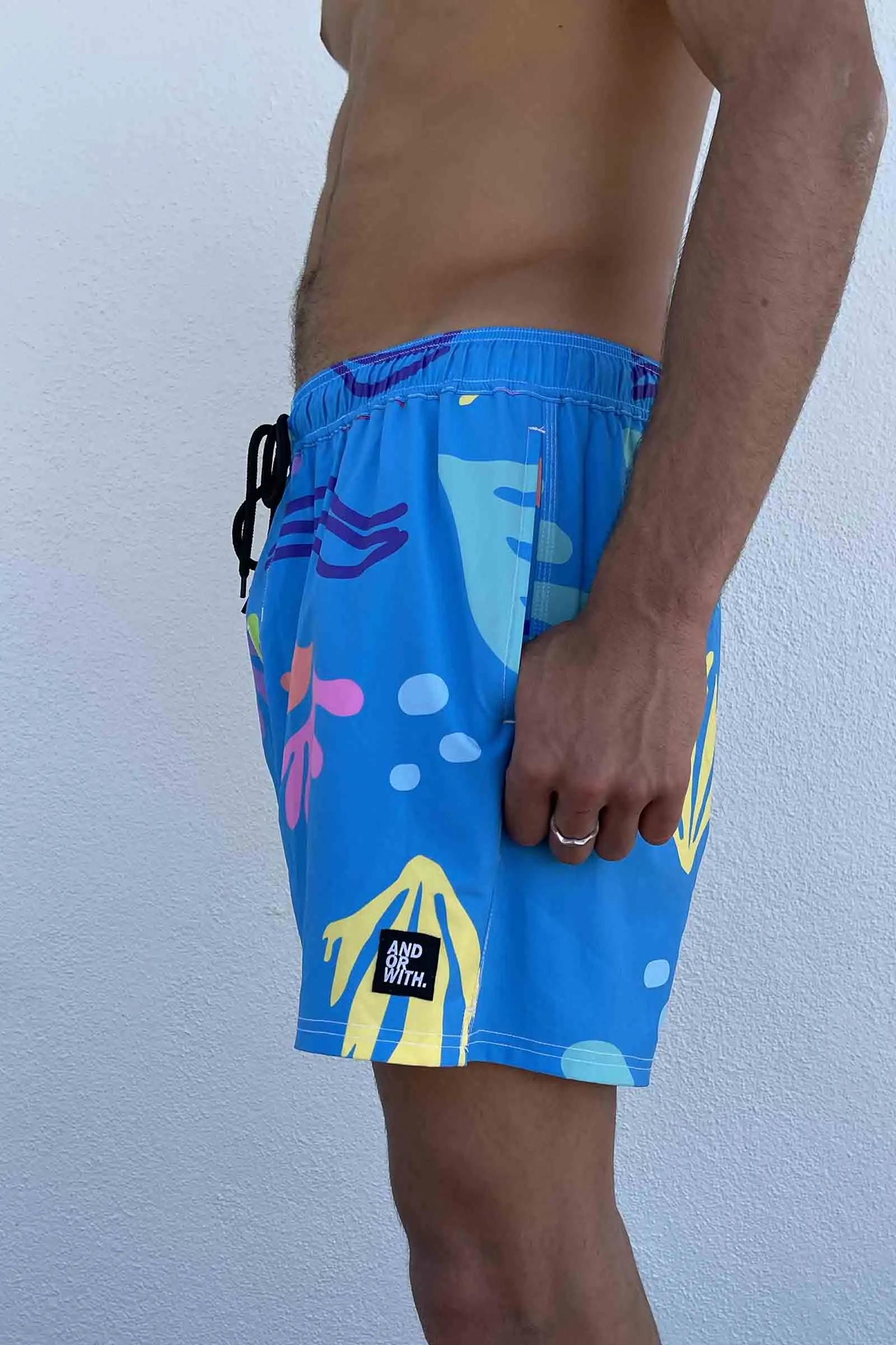 Reef Beach Boardies Blue (100% recycled)