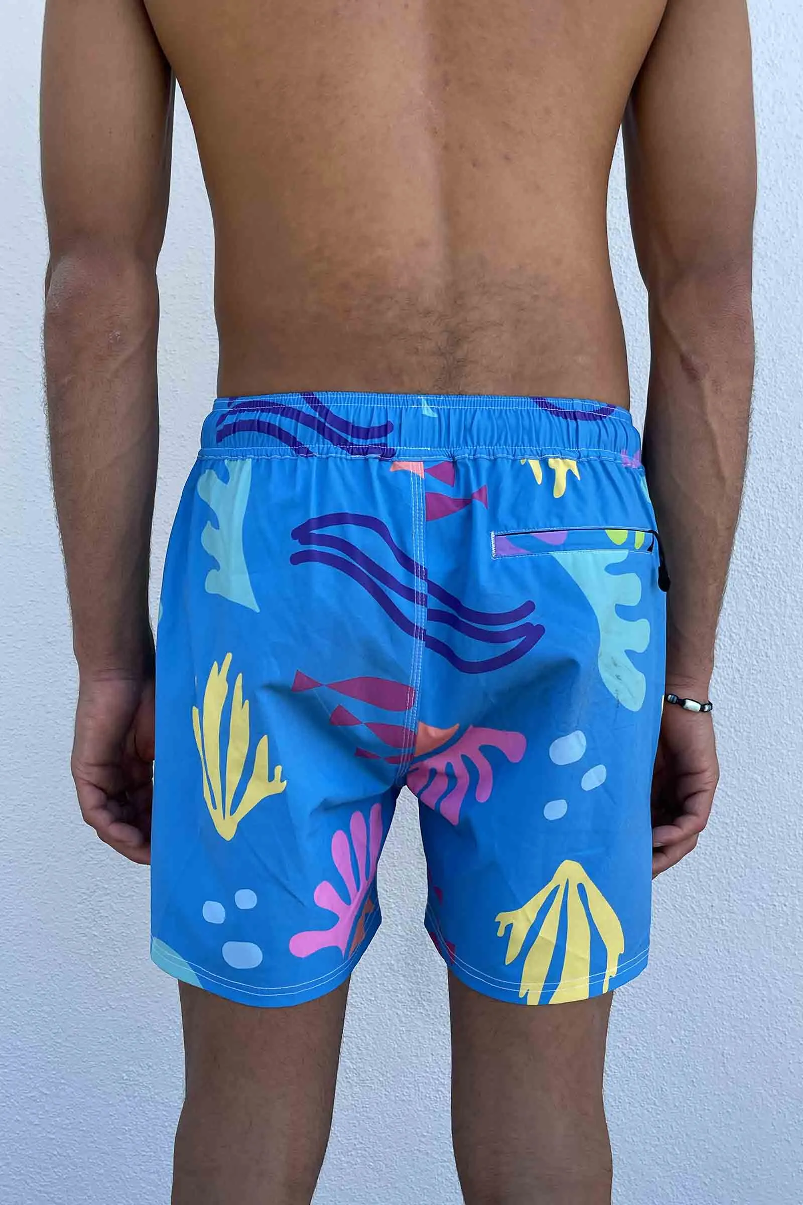 Reef Beach Boardies Blue (100% recycled)