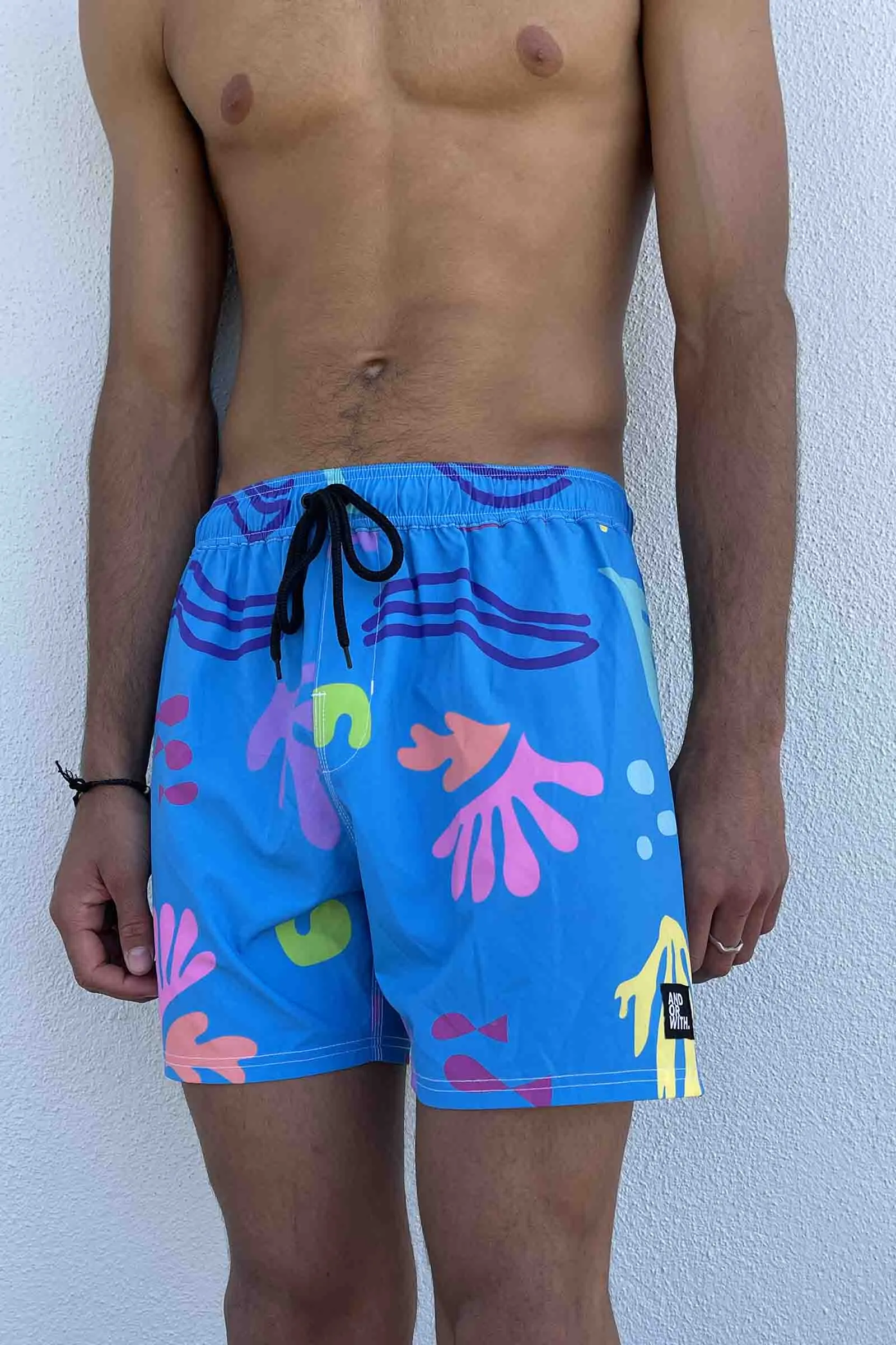 Reef Beach Boardies Blue (100% recycled)