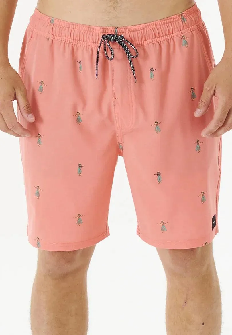 Rip Curl Hula Breach 18" Volley Short Peach