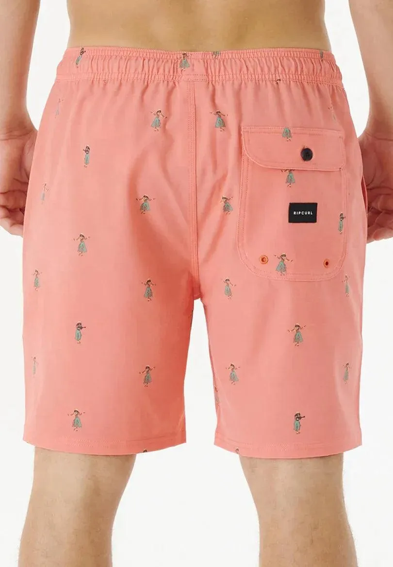 Rip Curl Hula Breach 18" Volley Short Peach