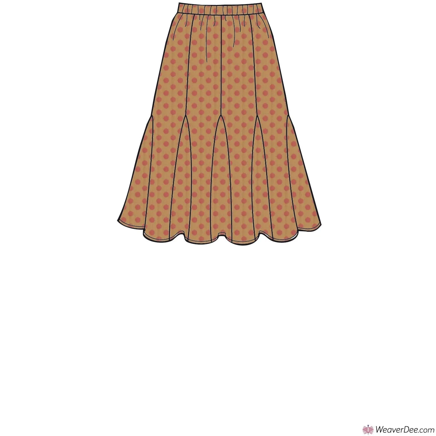 Simplicity Pattern S8923 Misses' Pull-On Skirts