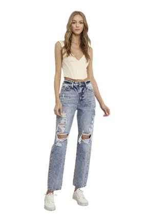 Slim Boyfriend Jeans