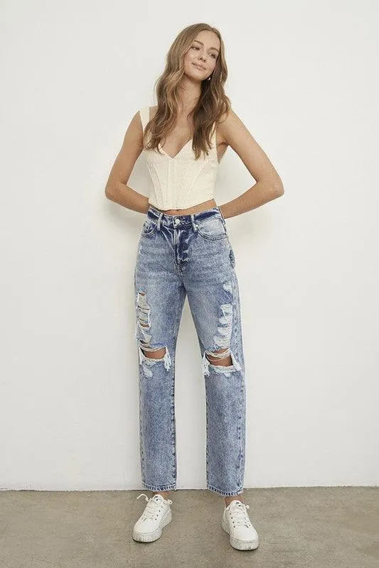 Slim Boyfriend Jeans