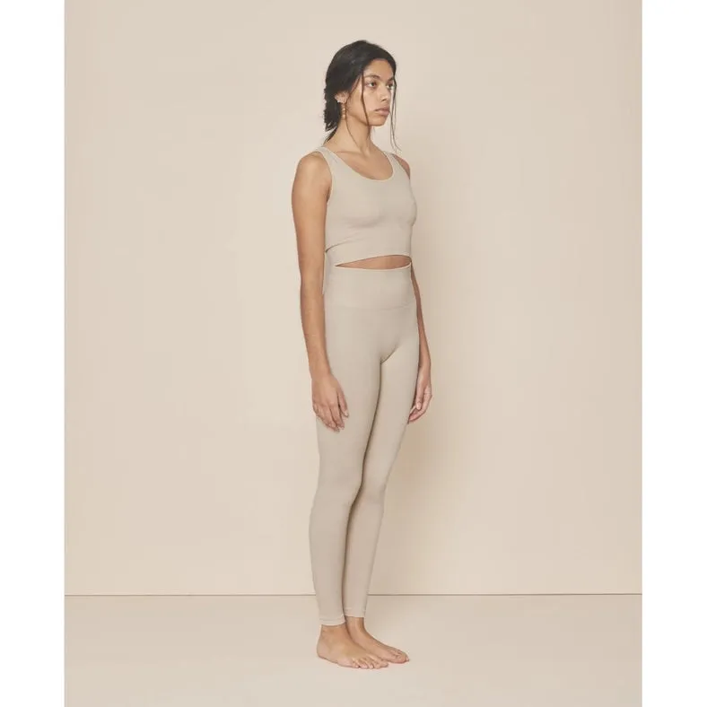 Soft Rib Seamless Legging - Rain