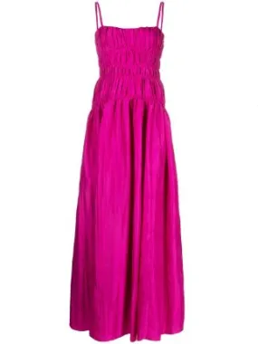 STEFANIE TAFFETA PLEATS GOWN