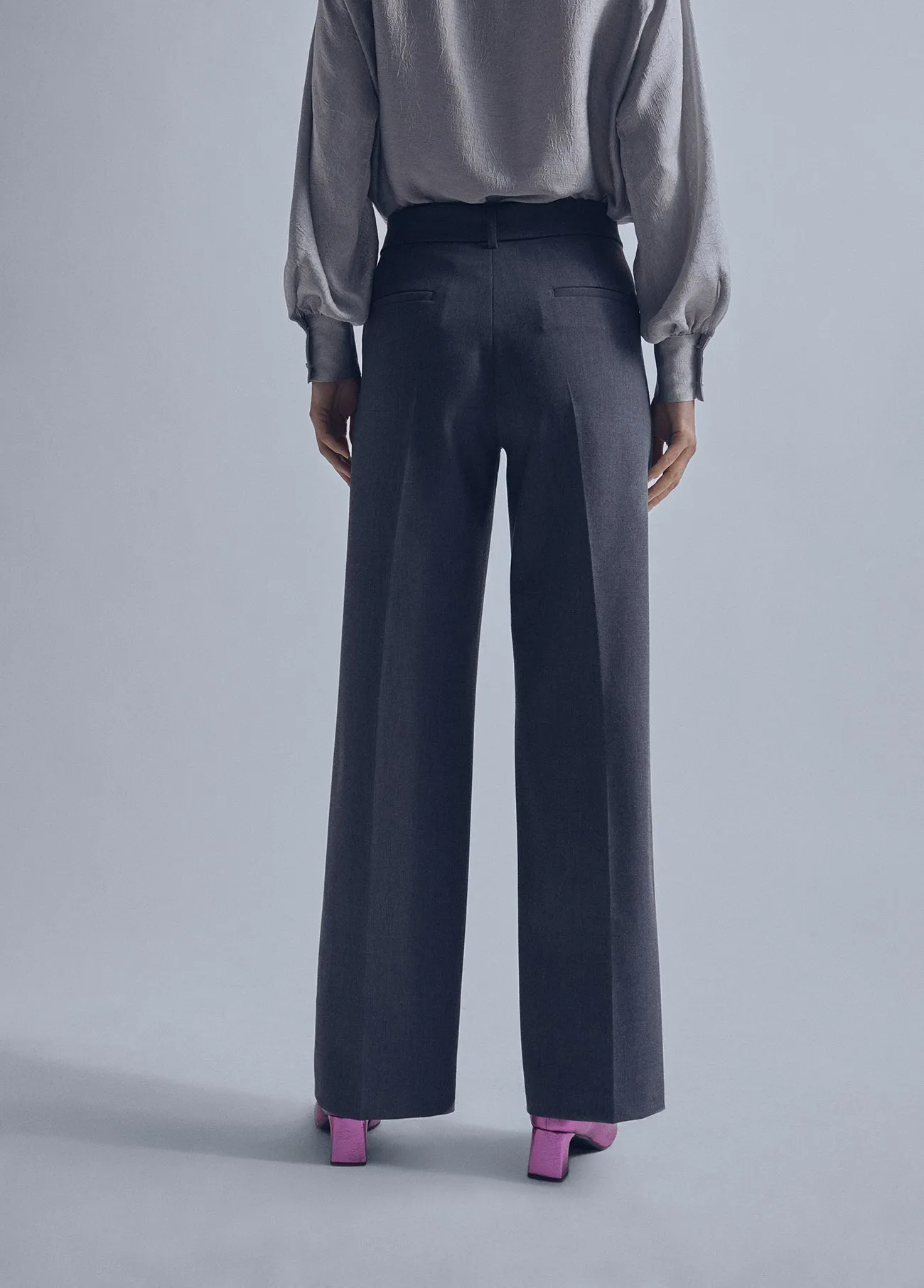 Straight palazzo trousers