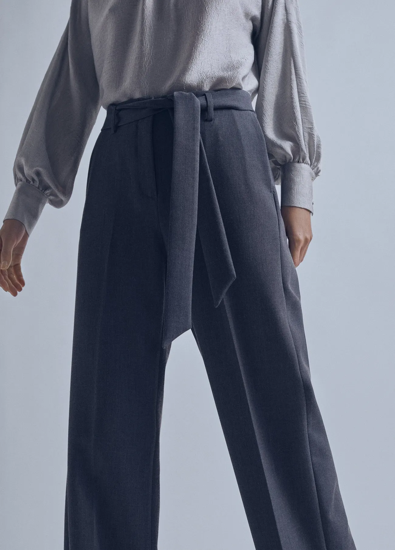 Straight palazzo trousers