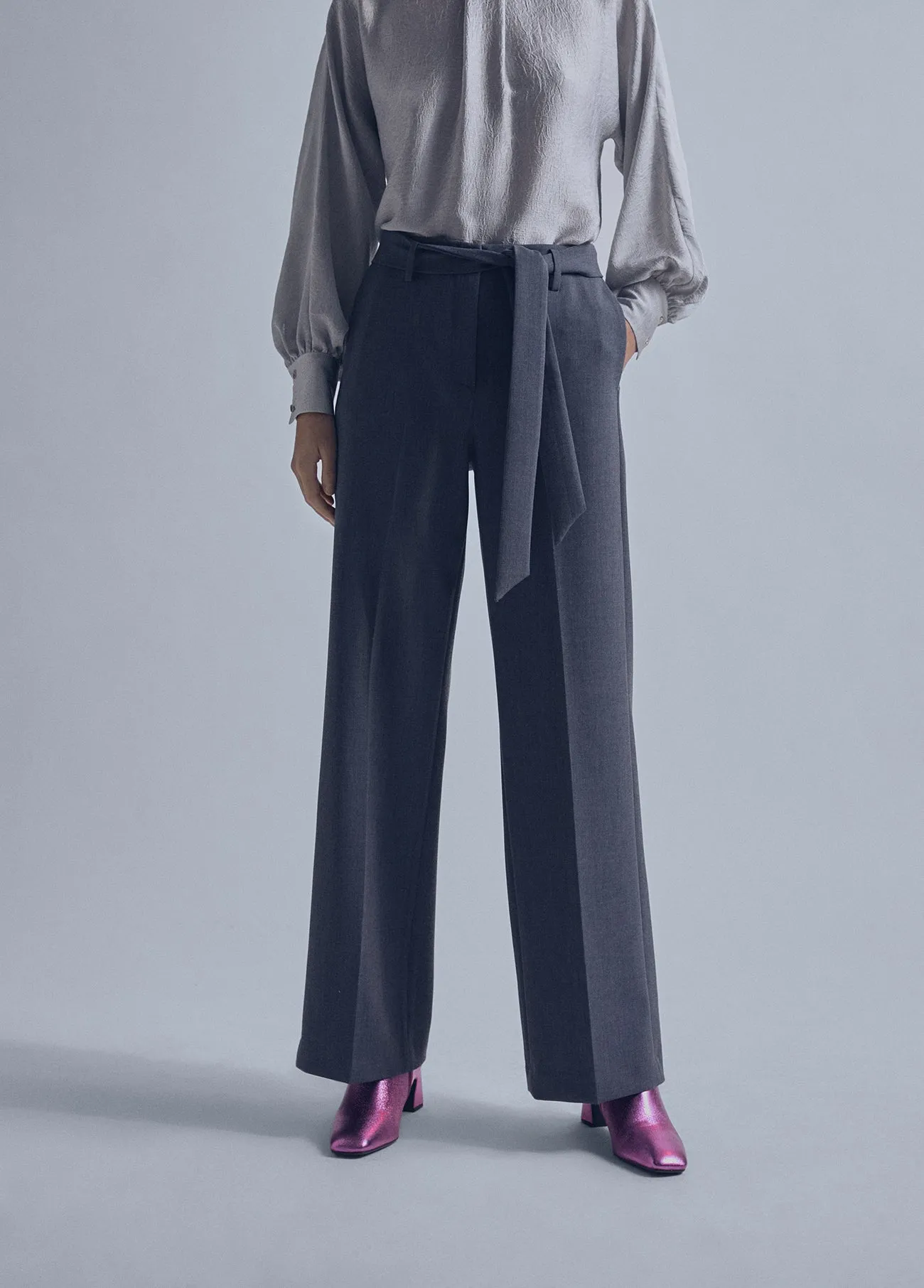 Straight palazzo trousers