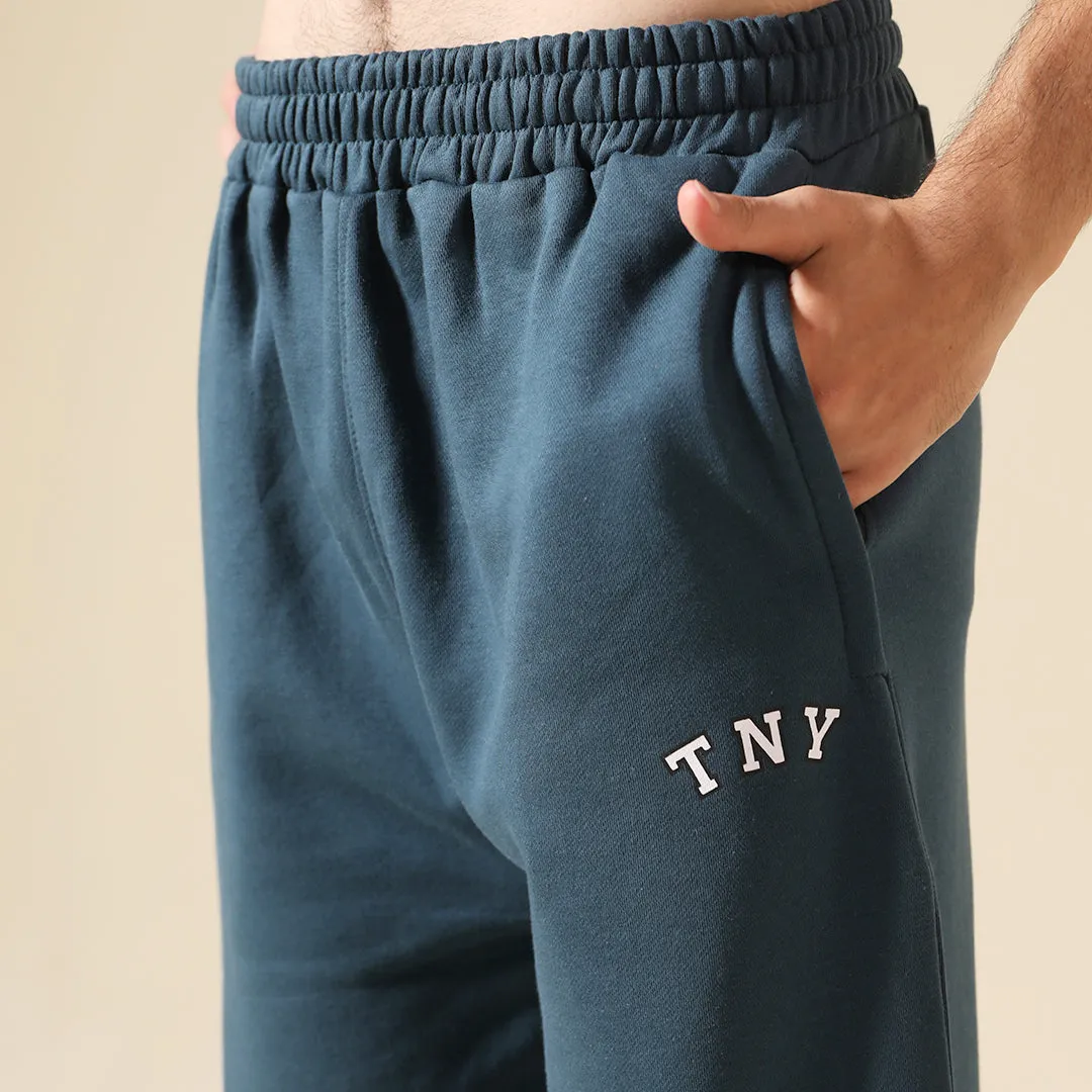 Teal Relax Fit Fleece Trouser