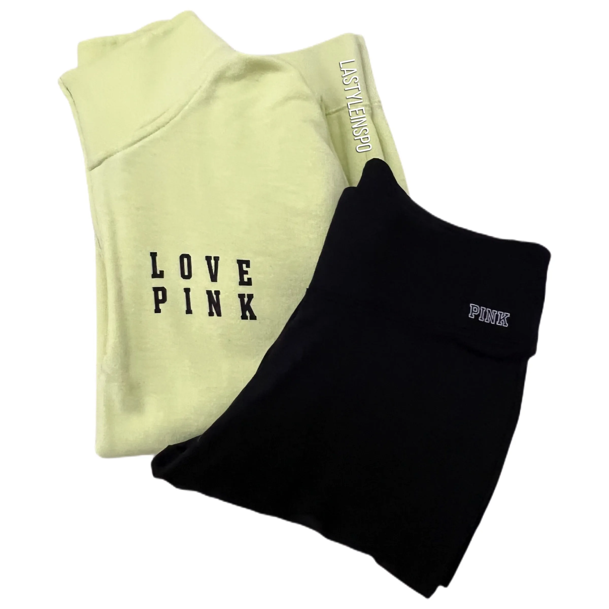 Victorias Secret PINK Sport Set Neon Black Small